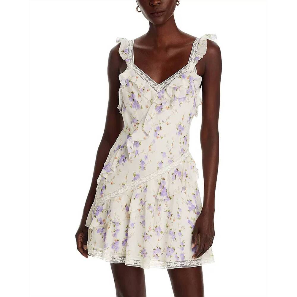 NEW LOVESHACKFANCY serima dress in dusty lavender